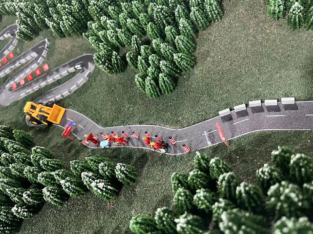 雅江公路局剪子灣隧道模型